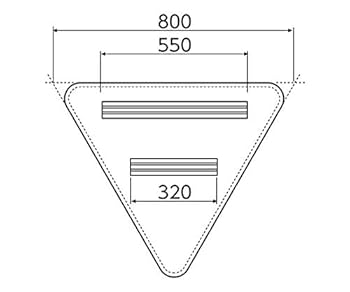 Amazon | 日本緑十字社 道路標識 構内用 止まれ・STOP 一時停止