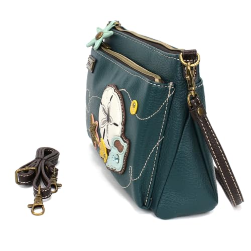 Image of CHALA RFID Protected Vegan Leather Deluxe Crossbody Bag with Adjustable Straps