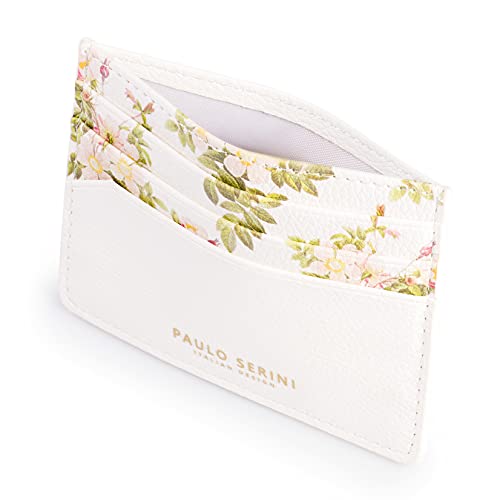 PAULO SERINI® Kartenetui Damen | Card Holder Kartenhalter Frauen mit 6...
