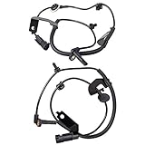 AUTEX 2pcs ABS Wheel Speed Sensor Front Left + Front Right 5105573AA 5105572AA ALS2088 ALS2084 Compatible with Jeep Compass 2007-2015 2.0L 2.4L/Jeep Patriot 2007-2014 2.0L 2.4L/Dodge Caliber 2007-12