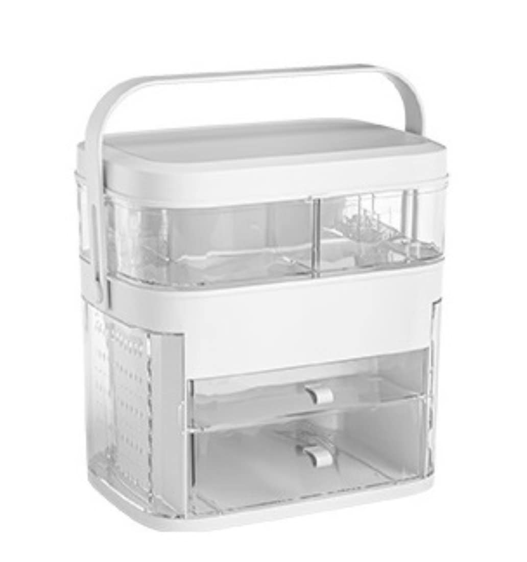 Organizador Cosméticos Organizador de Maquillaje Caja De Almacenamiento De Cosméticos De Escritorio, Tocador, Lápiz Labial, Producto Para El Cuidado De La Piel, Organizador De Maquillaje Estante de Ma