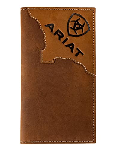 Portefeuille ARIAT Rodeo bicolore homme marron avec finitions soignées A3552544