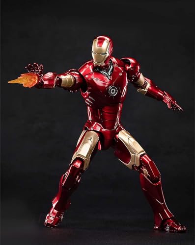 Image of ZD Box Toys Collectible Action Figure Full Box Set: Anniversary Series Non-Luminous Version 1:10 Scale Super Hero (MK - Iron Mark III)
