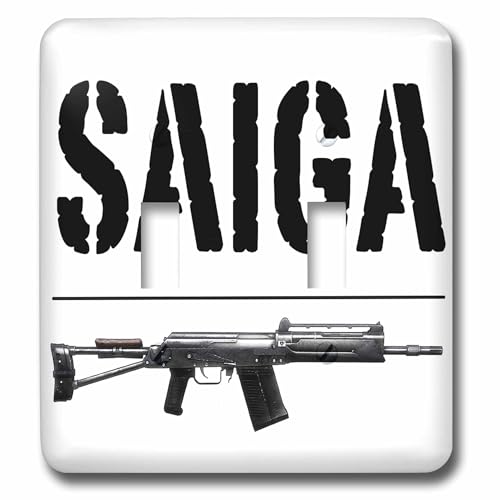 Interrupteur à bascule à double commande 3dRose Saiga Military lsp_108353_2 motif multicolore