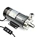 BACOENG Stainless Steel 115 Volt Inline Home Brewing System Beer Pump, 55” Cord WITH Plug, Inlet 1/2” x Outlet 1/2” MPT