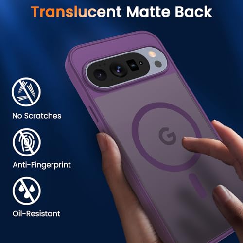 Image of WRJ Magnetic for Google Pixel 11 Pro XL Case Fit for Pixelsnap,Purple
