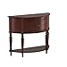 Coaster Home Furnishings - Brenda - Engineered Wood - 2-Doand Demilune Console Table with 38-Inch Tabletop, Open Shelf, and Tip-Over Restraint - Entryway, Living Room & Hallway - Brown 950059