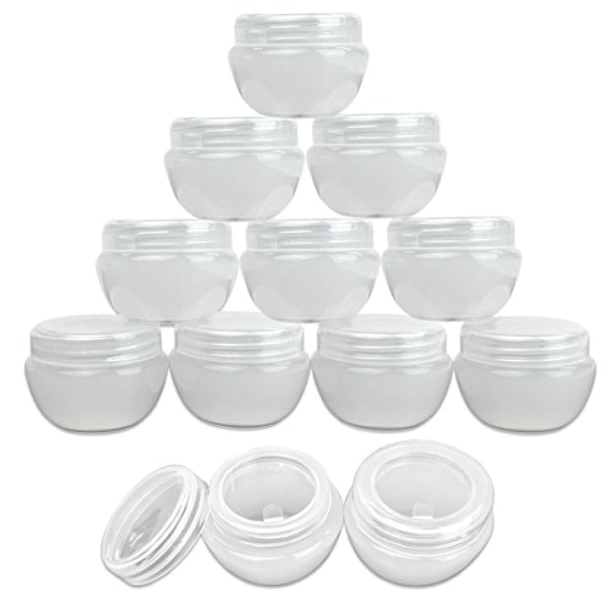 20ml Unbreakable PET Plastic Transparent Cosmetics Jar Container