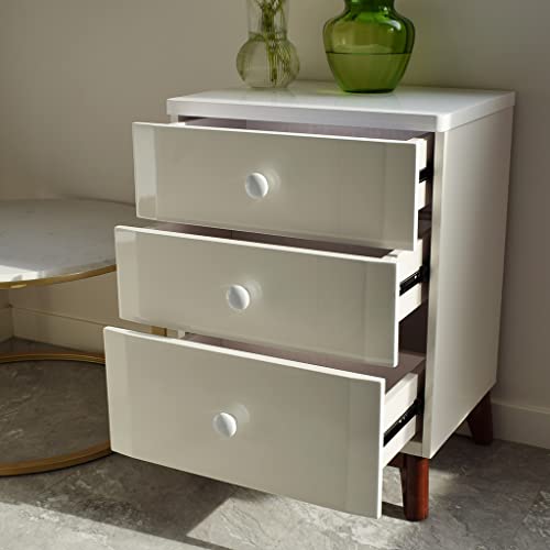 Hanlinggg 10 Pack Ceramic Round Style Cabinet Knobs Cute Cupboard Door Knobs Drawer Dresser Pull Handles With 3 Kinds Of Screws (White) #TOP1