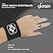 Sonix | Sport Watch Band for Apple Watch | Sweatband Style Watch Band for Sports, Workouts, Activities | Black