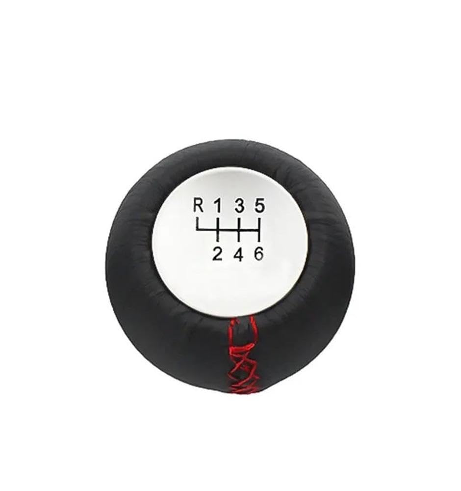 Ydxherta R123456 5 6 Speed Manual Auto Leather Steel Gear Stick Shift Knob For Toyota Trd Car Accessories Auto Parts(R123456)