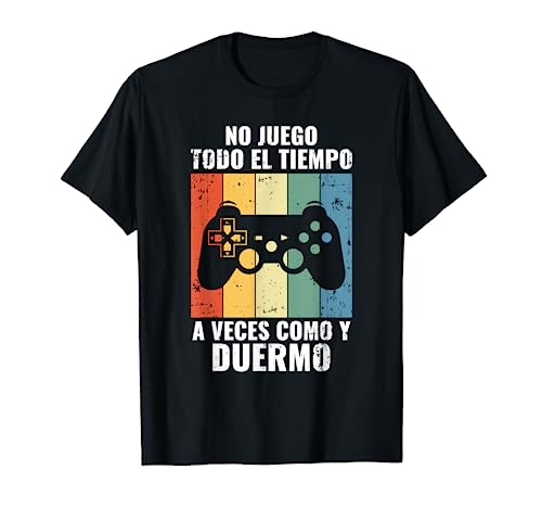 Gaming No Juego Todo El Tiempodivertido Gamer Camiseta