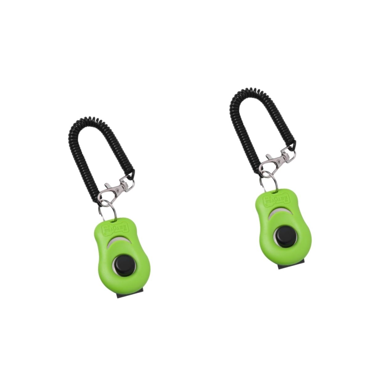 Angoily 2 Pcs Pet Training Clicker Dog Whistle for Training Button Clicker Sound Trainer Multi-pet Obedience Tool for Puppy and Dog