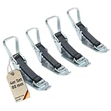 LoadCare Verschlusslager Schaufelhalter Spatenhalter Axthalter Besenhalter Spannverschluss Geräterhalterung Garten (Stahl verzinkt, 80 mm)