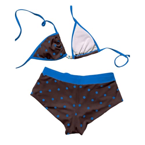 Bikini de dos piezas con estampados florales y relleno retro 5
