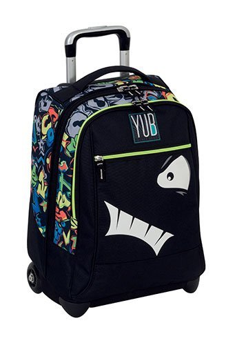 Trolley zaino svalvolati yub seven boy nero 2017