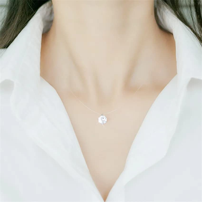 Collier moissanite 1 carat en argent 925 un bijou d'exception - 5