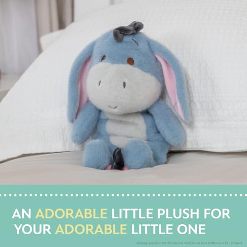 Kids Preferred Disney Eeyore Cuddle Pal – 14 Inch Ultra Soft Material Plush, Floppy Huggable Eeyore from Winnie the Pooh, Embroidered Details, for Ages 0+ by KIDS PREFERRED - Used condition - Image 4