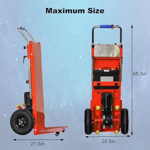 Carretilla eléctrica pesada para escaleras 881 lbs miniatura 6