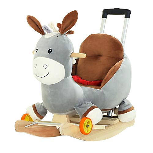Schaukelpferd QIQIDEDIAN Erziehungsmusik der frühen Kindheit Trojanerkindschaukelpferdebabyschaukelstuhlbabyschaukel…