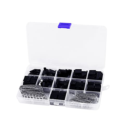 Conectores jumper pin crimp kit de 620 piezas para electrónica y herramientas eléctricas 1