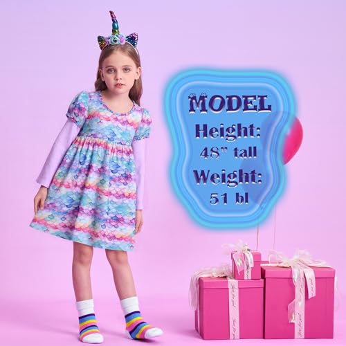 VIKITA Girls Dress & Socks LH5819+SF5010-3T3