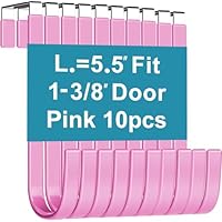 Mars-Rock Over The Door Metal Hooks with Plastic Coating Heavy Duty Single Towel Robe Rack Wreath Bathroom Shower Hanger Shoe Organizer Ironing Board