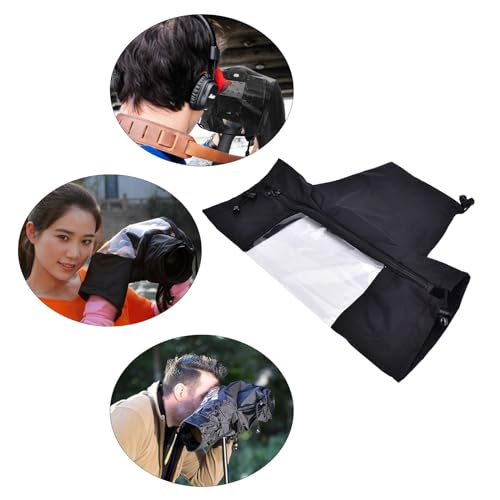 Waterproof Camera Rain Cover, Adjustable DSLR & SLR Weather Shield with Clear Window, Drawstring Sleeves & Secure Fit - Image 2