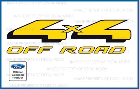 Decal Mods Adhesivos todoterreno 4x4 para Ford F150 Amarillo - FY (1997-2008) | FH1E7