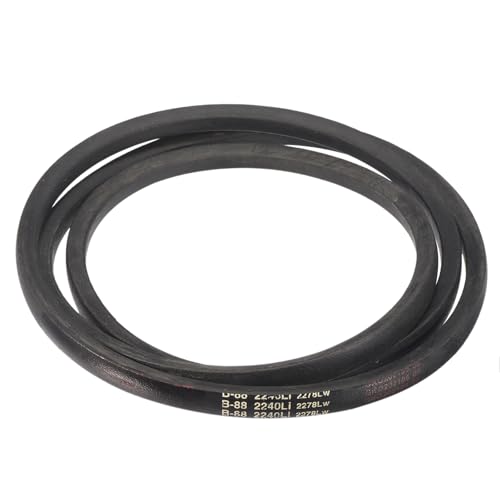 Image of uxcell 3 Pack B88 Classic Wrapped V-Belt, 91 inch Outside Circumference Wrapped Industrial Rubber V-Belt B Profile V-Belt for Industrial Machinery Equipment, Black