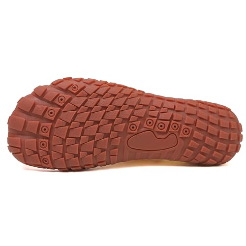 Image of UBFEN Water Shoes for Men Women Quick Dry Swim Aqua Socks | Lightweight Barefoot-style Fit, Rubber Sole, Hiking, Fishing, Kayaking, Beach, Pool, Boating, Diving And Water-to-land Wear