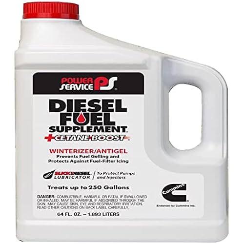 Power Service Diesel Fuel Supplement Antigel 64 oz, Pack of 1