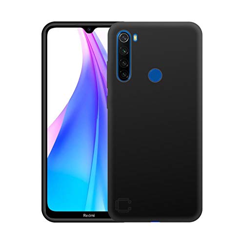 Image of Case Creation for Samsung Galaxy A21 2021 Back case, Samsung Galaxy A21 Slim Flexible Smart Look case with 360 Camera All Angle Protection (Pure Black)