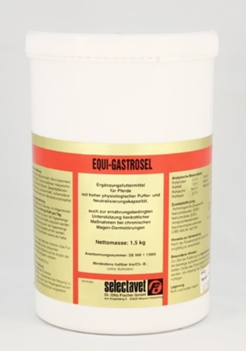 Selectavet Equi-Gastrosel - Ergänzungsfuttermittel für Pferde - 1,5 kg