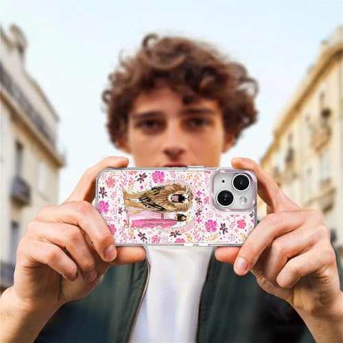 Coques de téléphone pour iPhone 14 magnétique transparente et fine rose - 7