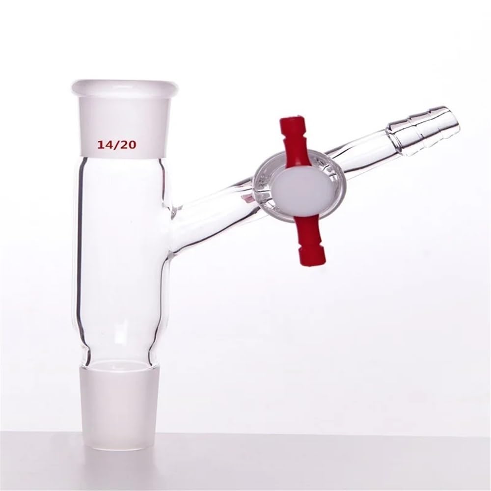 Attrezzature e forniture di laboratorio Con adattatore for valvola PTFE da 2 mm sostituibile in vetro borosilicato A19