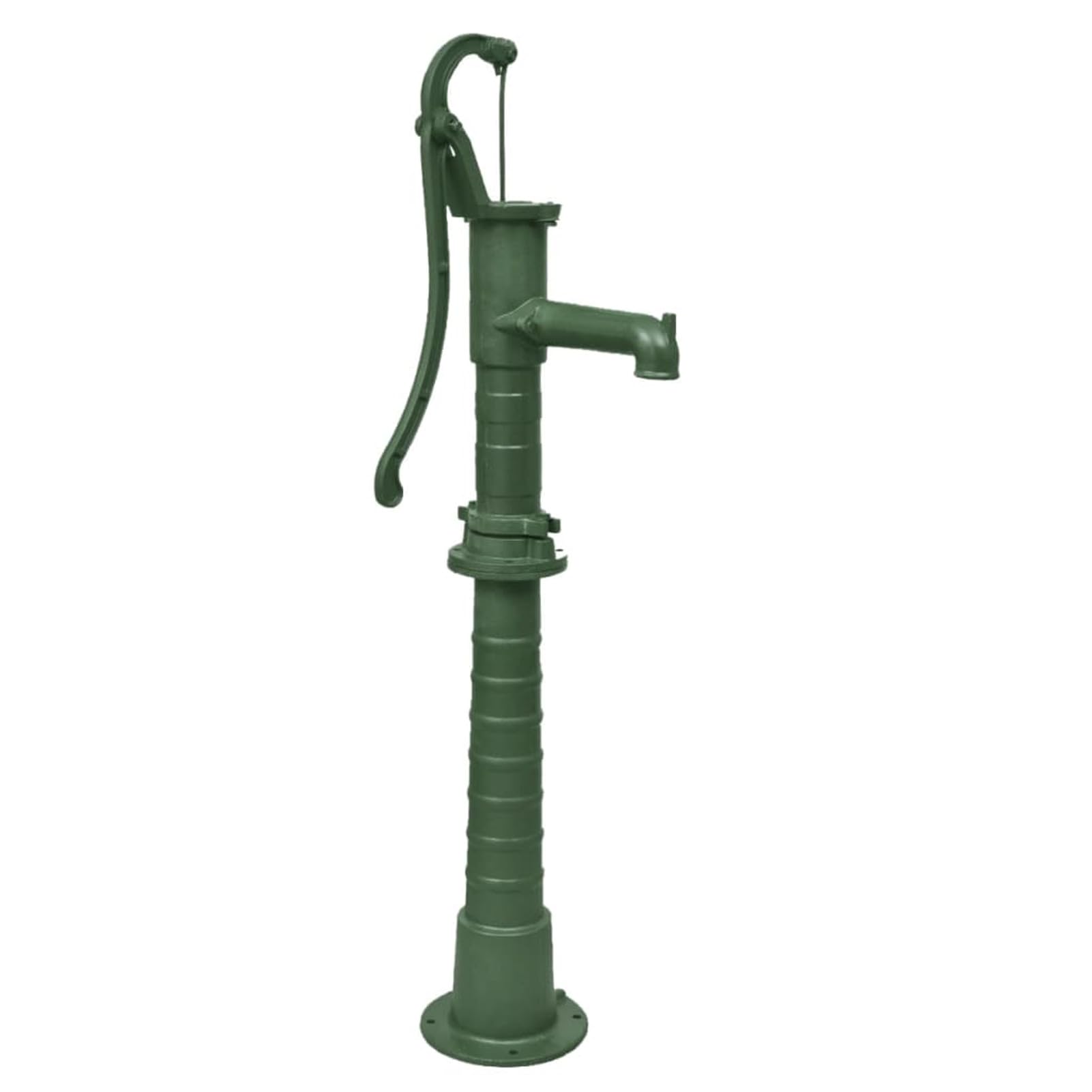 ZEYUAN Garden Water Pump with Stand,Hand Water Pump,Rustic Cast Iron Well Pump for Yard, Garden, Farm Irrigation