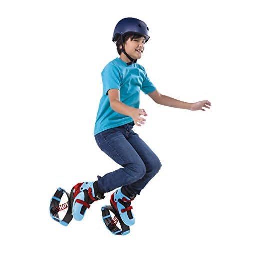 HearthSong Jump2It Bouncy Spring Shoes – Kangaroo Jumping Shoes – Colorful Moon Shoes – Non-Slip Tread for Indoor / Outdoor Active Play – Cool Trampoline Bounce Shoes (Color, Size)