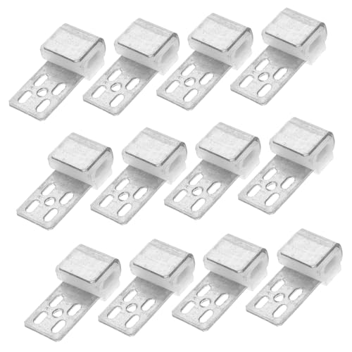 IMIKEYA 12 Piezas Kit de Clips de Resorte para Sofá Cama Silencioso Fijación Estable y Soporte para Cojines Hundidos Accesorios Duraderos para Reparación de Muebles con Instalación Segura