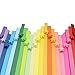 Price comparison product image BronaGrand 1080 Sheets Star Folding Paper Double Sided Origami Paper Lucky Star Paper Strips for Decoration and Crafts, 1 * 25 cm(27 Colors)