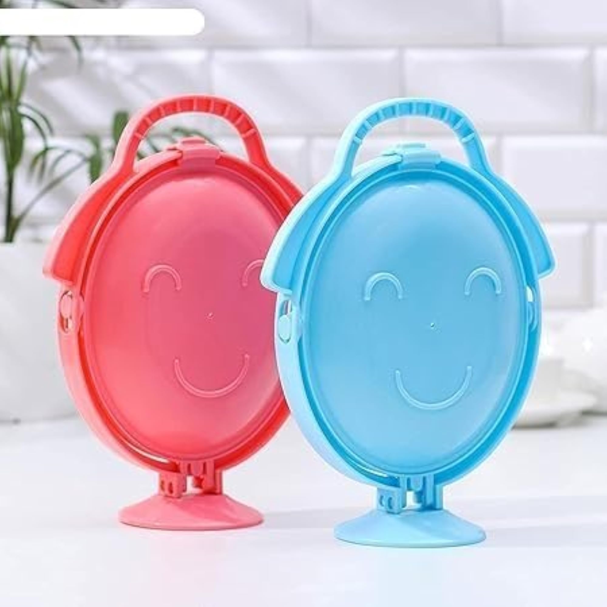 Foldable Fruit Plate Candy Dish, Multi-Tier Plastic Organizer