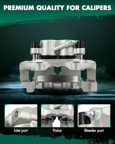Image of SCITOO 19B3257 19B3256 Front Left & Right Disc Brake Calipers w /Bracket Fit For Mercedes-Benz For E350 2006-2009,For Mercedes-Benz For R500 2006-2007, Double Pistons