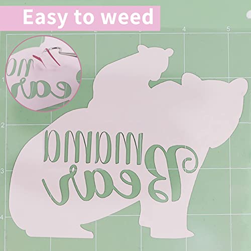 Htvront Htv Heat Transfer Vinyl Bundle: 70 Pack 12"X10" Pu Iron On Vinyl Sheets For T-Shirt, 49 Assorted Colors Htv Vinyl With 2 Teflon Sheets & 1 Weeding Hooks #TOP4