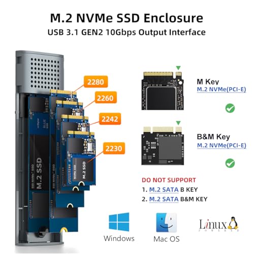 MAIWO M.2 NVMe SSD Enclosure の商品画像 1