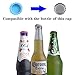 Bottle Caps, Beer Bottle Caps Silicone Reusable Glass Bottle Stopper Hat, Prevent Spillage Sealer Cover for Beer, Soda, Soft Drink, Beverages, HomeBrew, 12 Packs Kitchen Gadgets Kit Multicolor