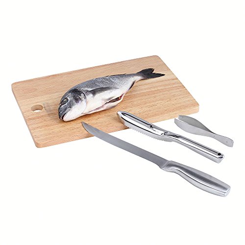 Kitchen Artist MEC119 Set spécial Poisson 3 pièces, Gris
