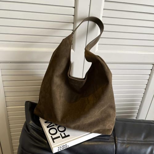 Yfgbcx Tote Bags For Women Work Bags Suede Slouchy Bag Hobo Handbag Office Tote Handbag thumb #3