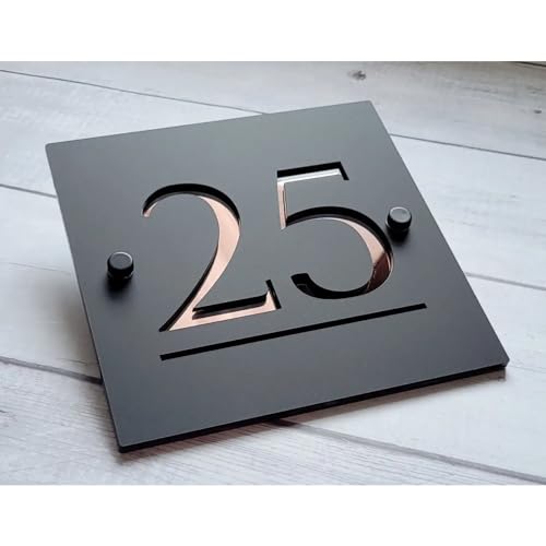 Cartello Civico 3D Acrilico Personalizzato - Numero E Nome Via Moderno, Per Esterni E Interni - Foto 12