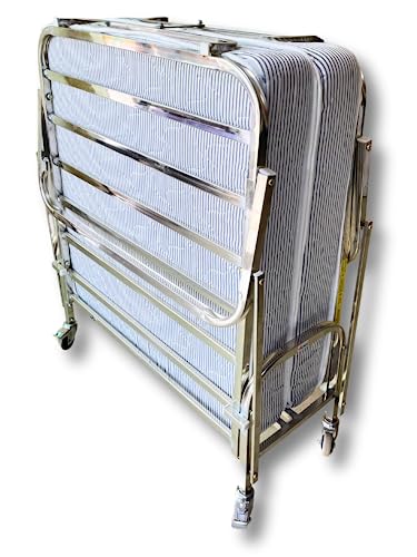 PALMEN SteelX Rollaway Steel Folding Single Bed with 6 Inch ...