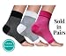 Plantar Fasciitis Compression Socks: 1 Pair. No Logo Foot Sleeves by Footease. Best for Arch Support, Edema, Heel Pain Relief. Great for Travel, Running, Night-time and Everyday Use. (White, Large)